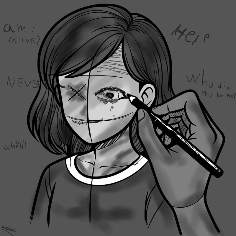 drawing a realistic person