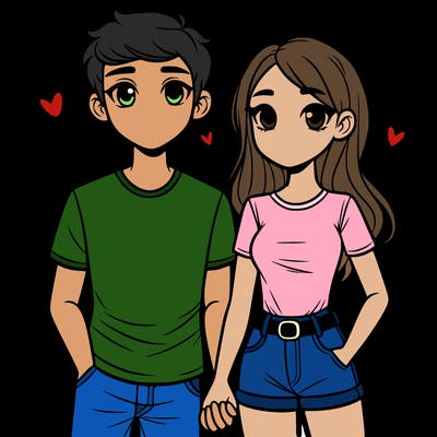 boyfriend and girlfriend