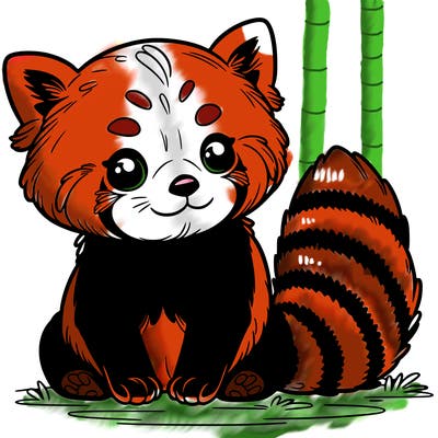 red panda
