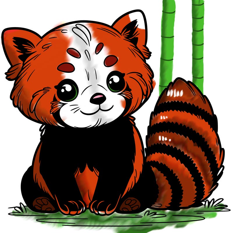 red panda