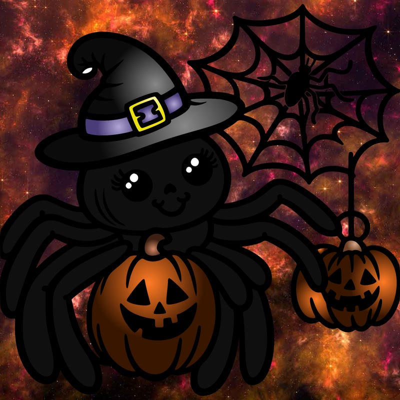 spider in halloween