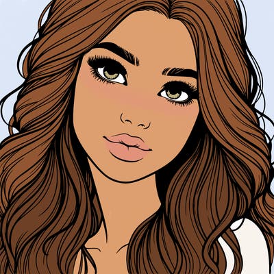 beautiful realistic girl