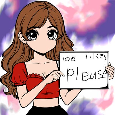 realistic pretty girl holding blank sign