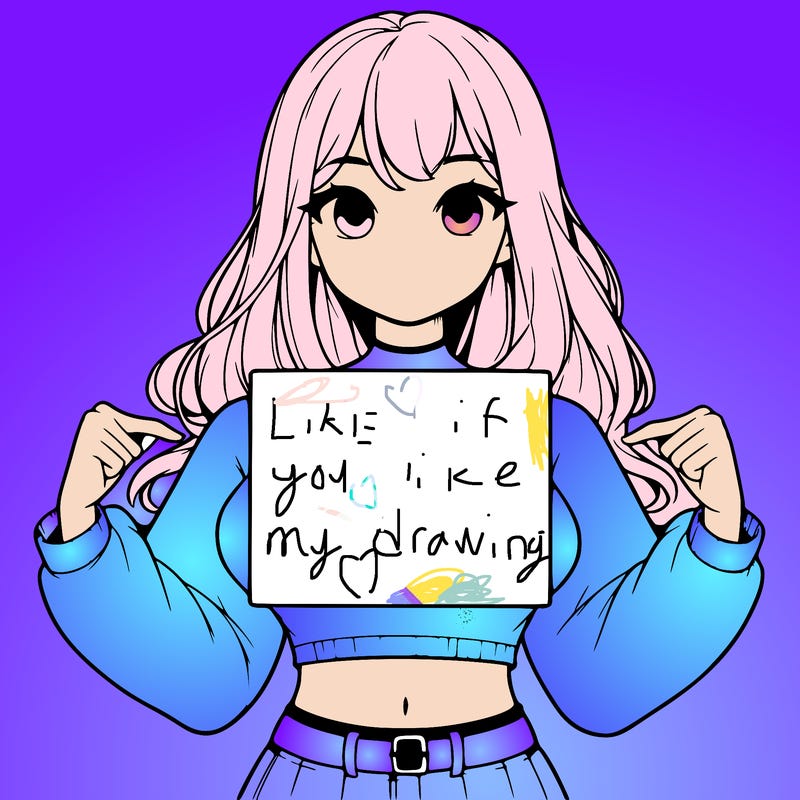 girl holding a blank sign in a long sleeve crop top