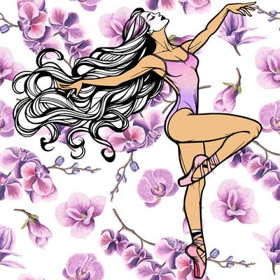 realistic woman dancer