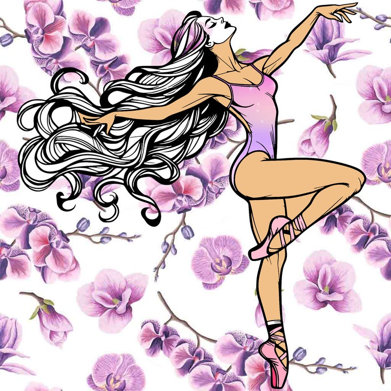 realistic woman dancer