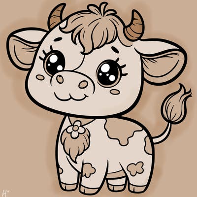 cute cow