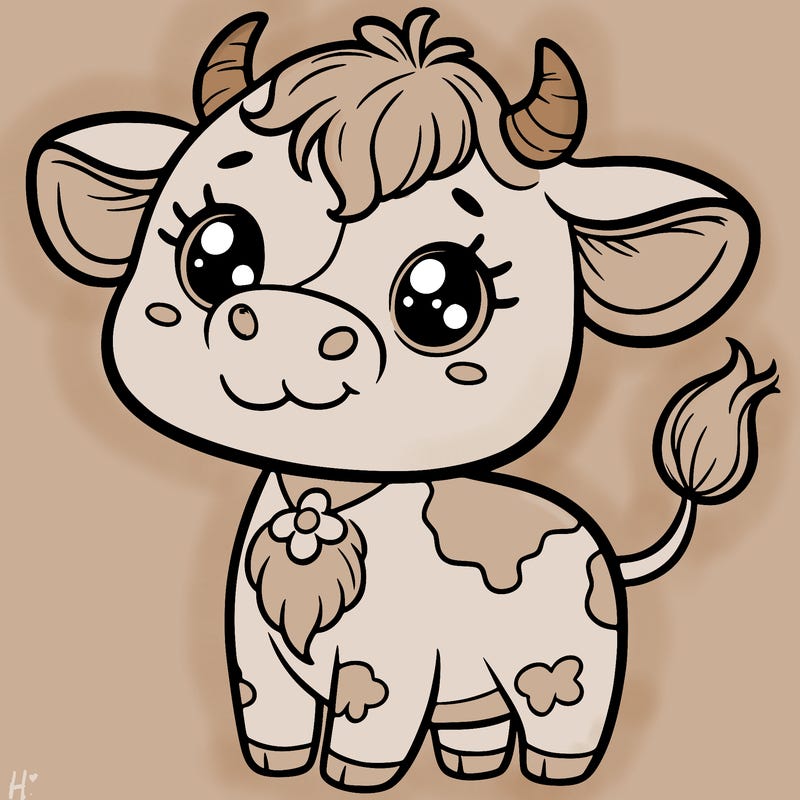 cute cow