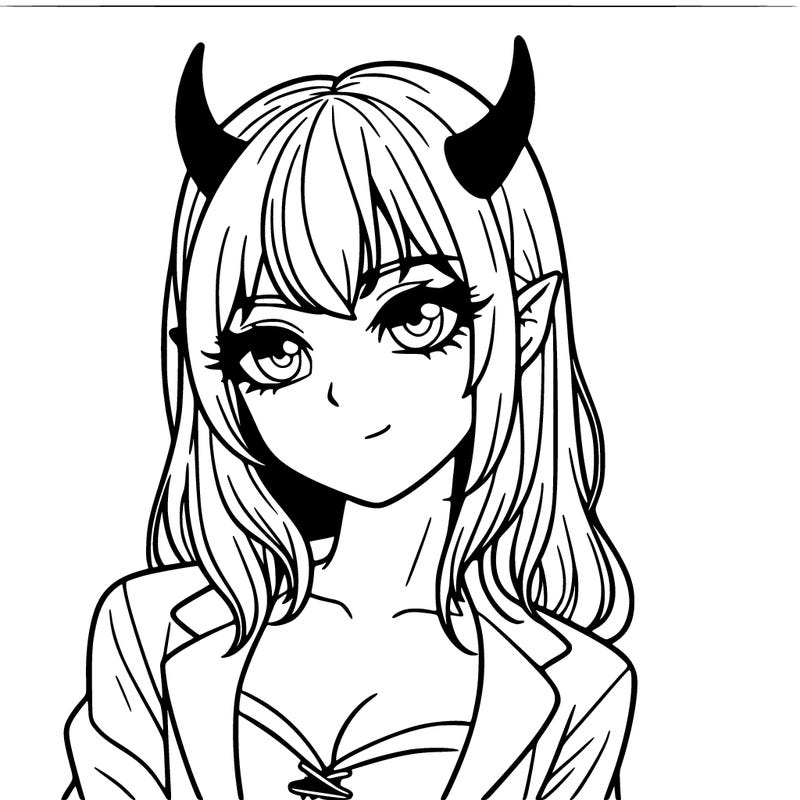realistic devil girl