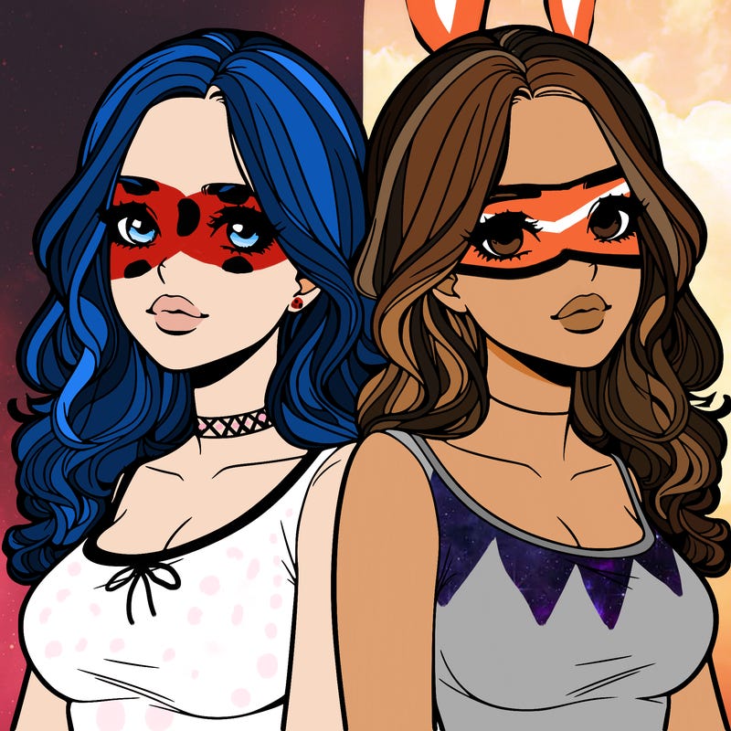 realistic twin sisters