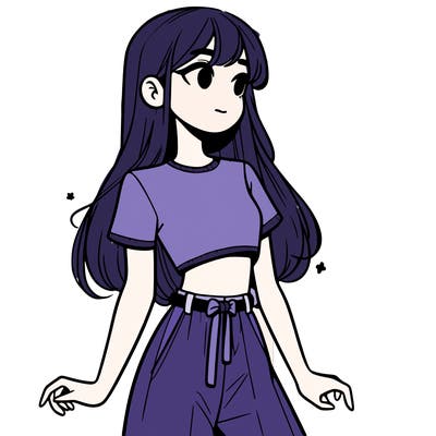 girl in a cute crop top