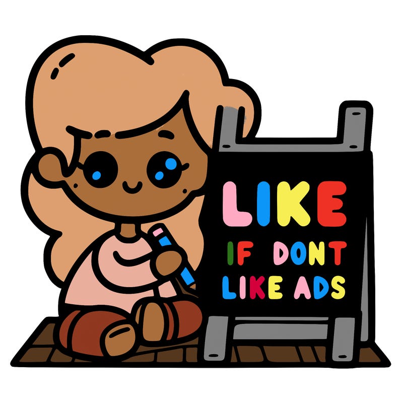 like if you don’t like adds