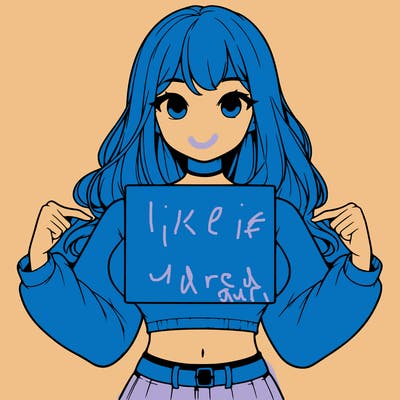 girl holding a blank sign in a long sleeve crop top