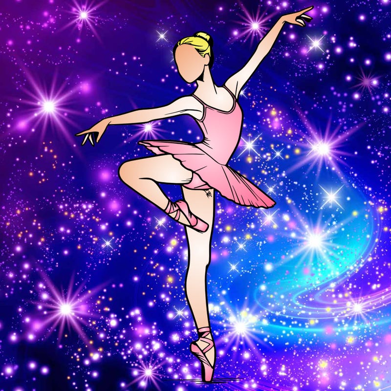 realistic person doing ballet
