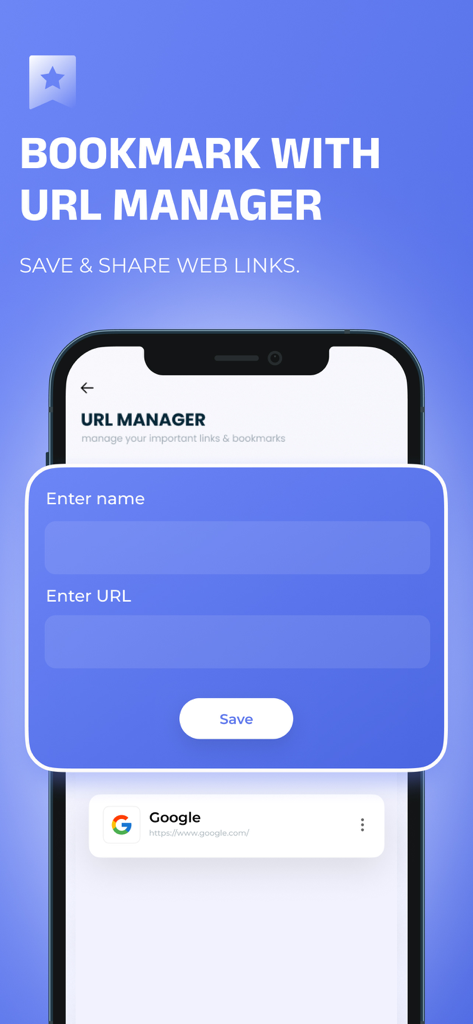 Nearby Share - File Sharing - ShareKaro app bookmark and URL manager for saving web links
