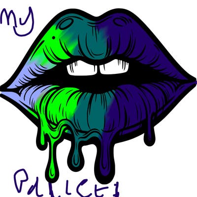 lips that look realistic and drip