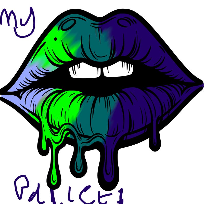 lips that look realistic and drip