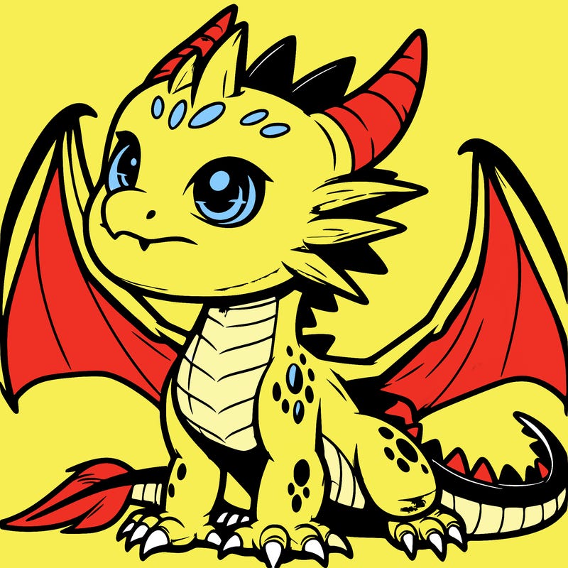 fierce baby night dragon