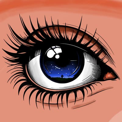 realistic eye