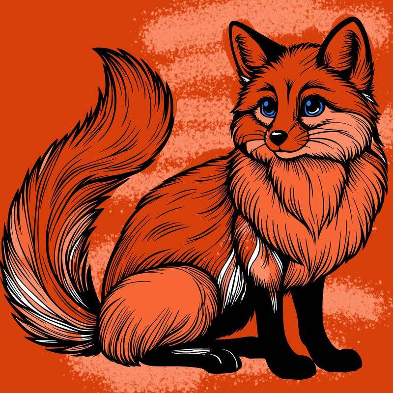 realistic fox