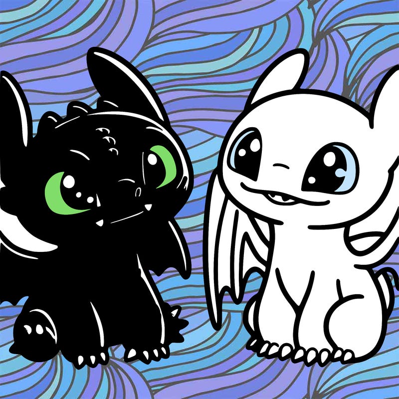 toothless and light fruy