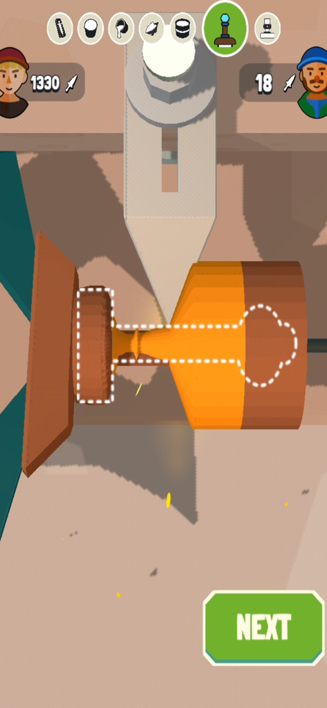 Blade Forge 3D - Moldando uma lâmina de metal laranja incandescente no Blade Forge 3D