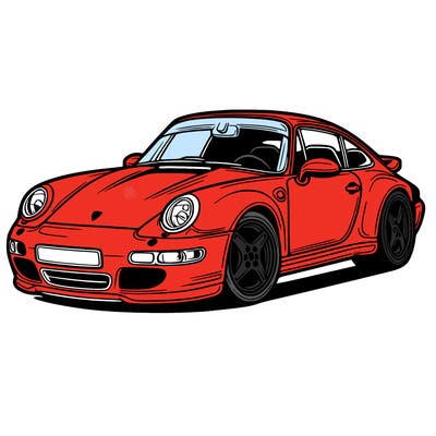 a porsche car