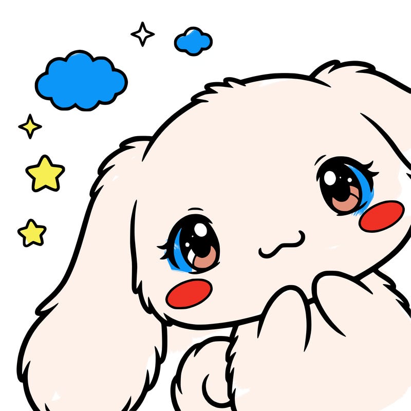 anime cinnamoroll cute fluffy