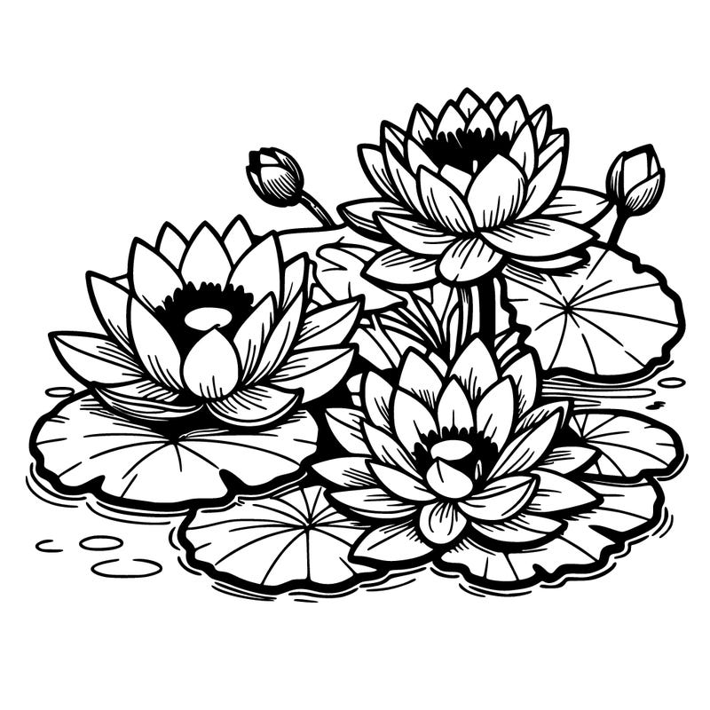 lotus flowers with leaf in a pond in japan