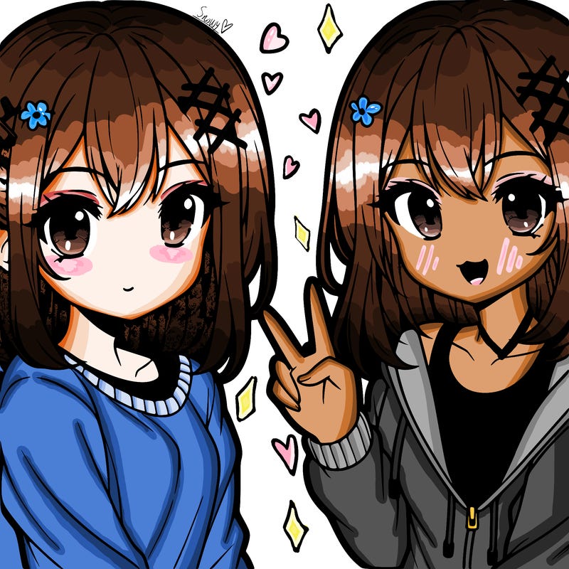 cute anime teen girl