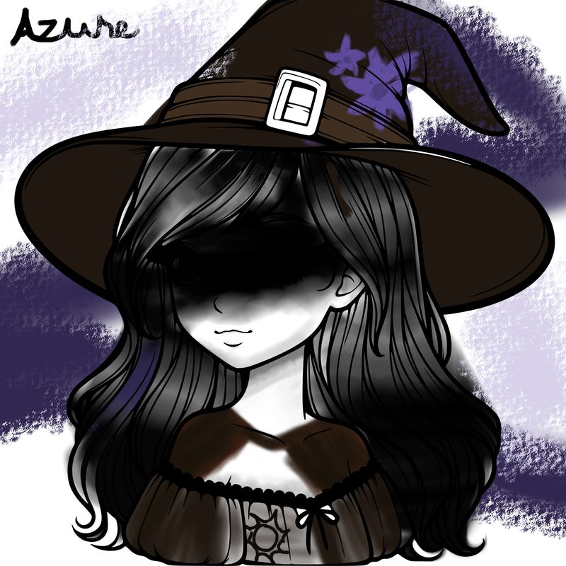realistic girl with a witch hat