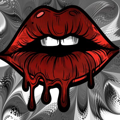 lips that look realistic and drip