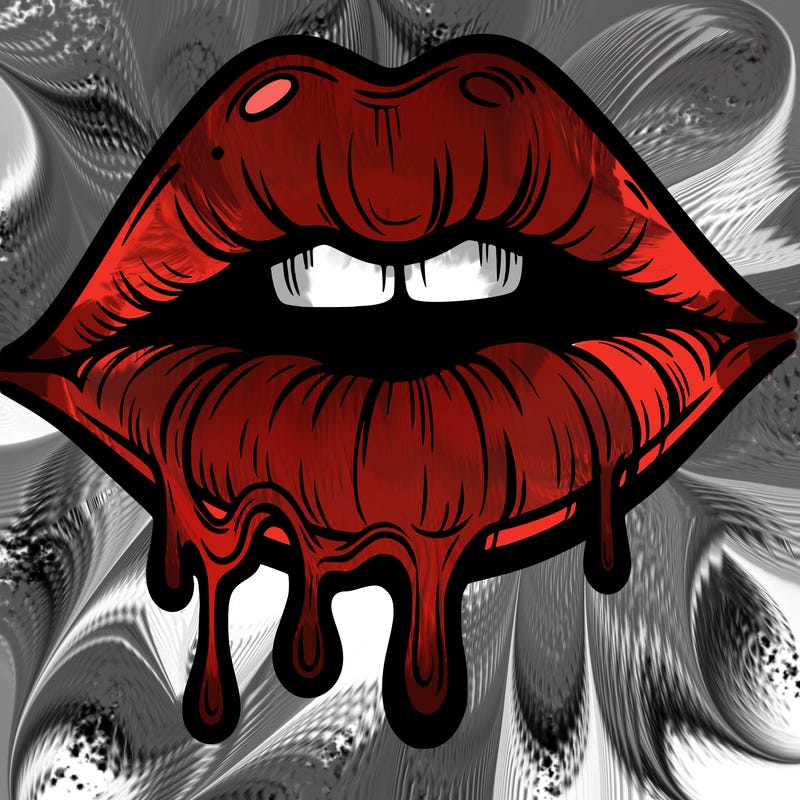 lips that look realistic and drip