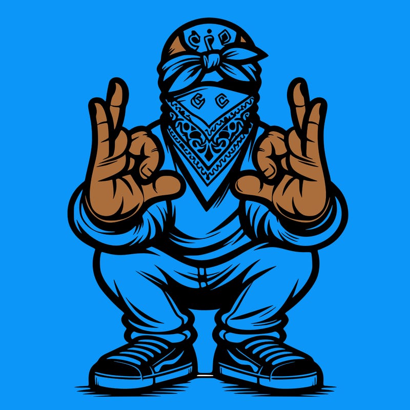 crip gang sign