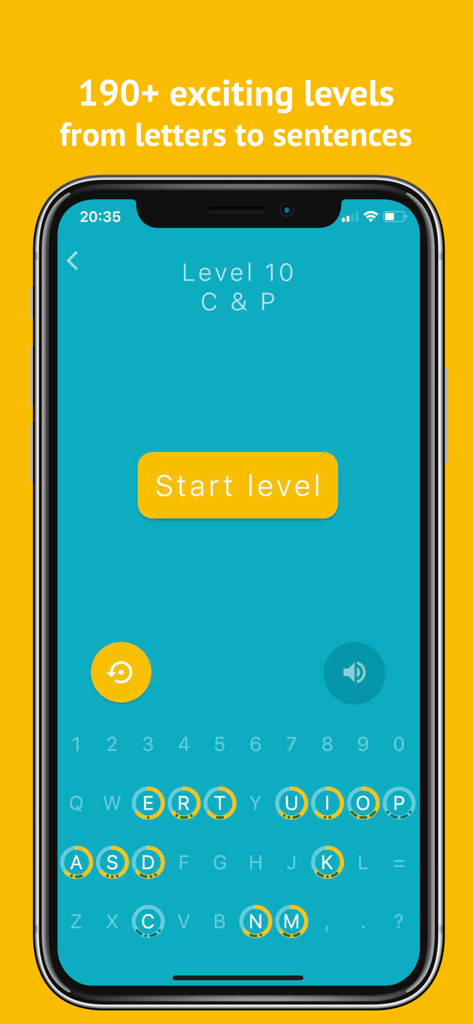 Morse Mania: Learn Morse Code - Morse Mania app interface showing level 10 with a keyboard and progress indicators for letters
