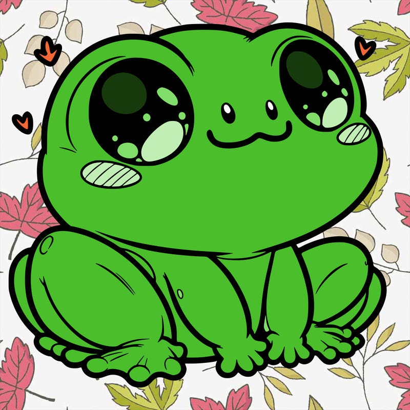 cute frog person realistic