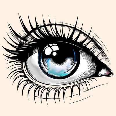 realistic eye