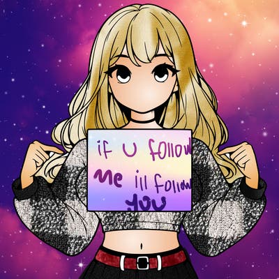 girl holding a blank sign in a long sleeve crop top