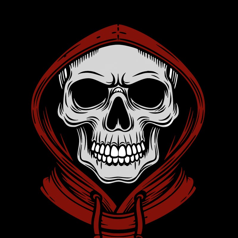 skull hoodie