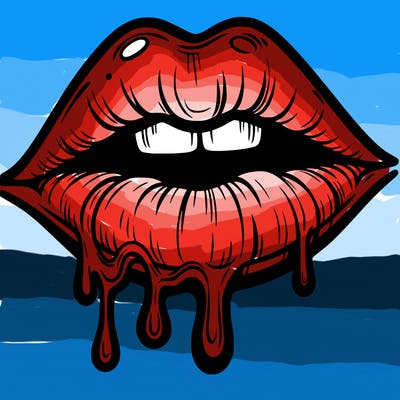 lips that look realistic and drip