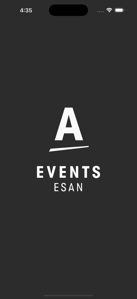 Amway Events ESAN app splash screen with logo