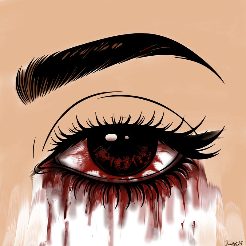 eye closed realistic