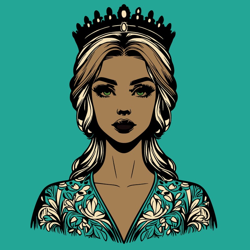 realistic beautiful queen