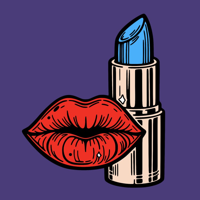 lips and lipstick