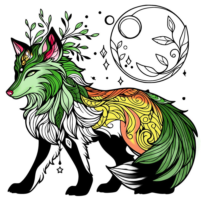 mystical wolf