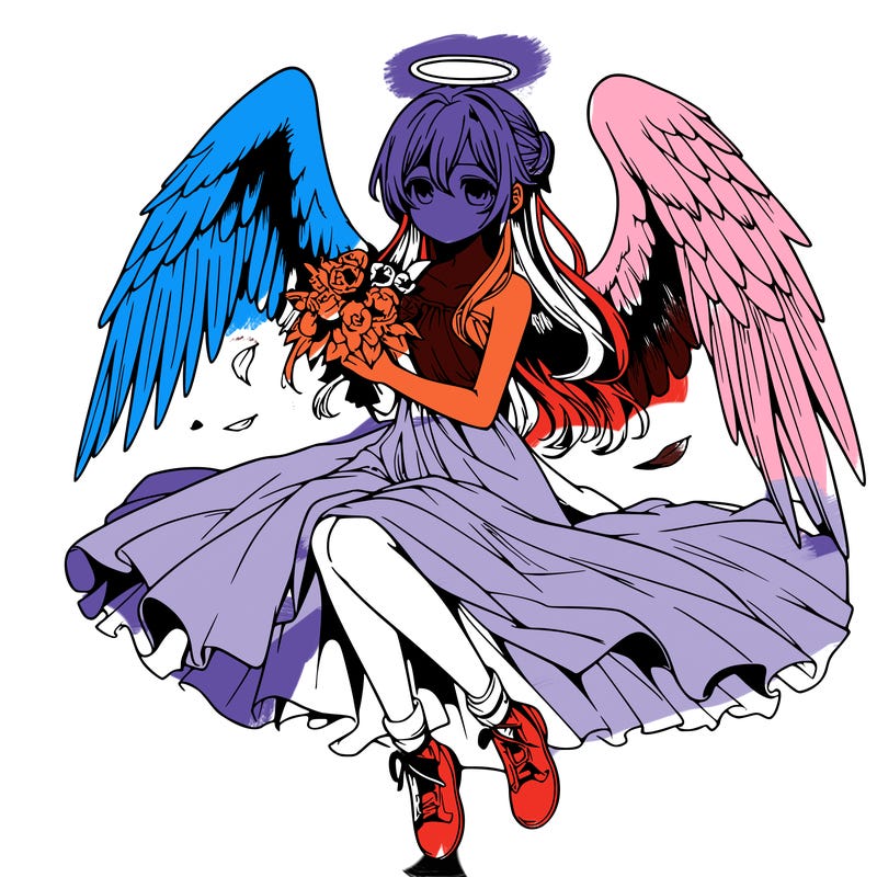 manga angel realistic