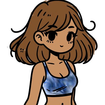 girl with crop top