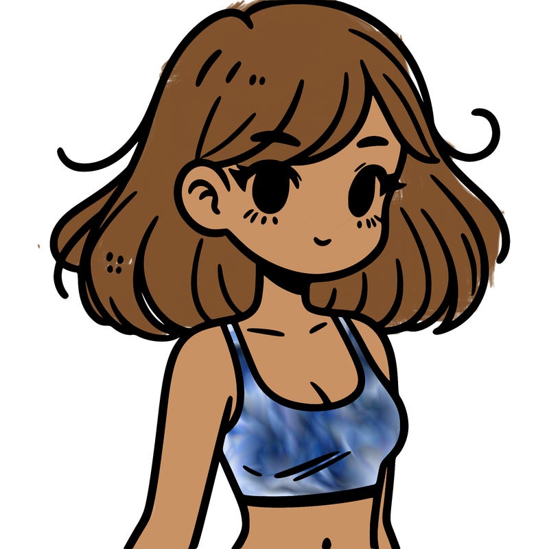 girl with crop top