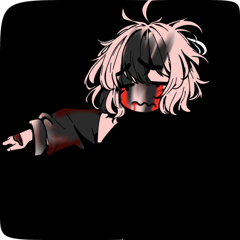 messy lazy anime girl