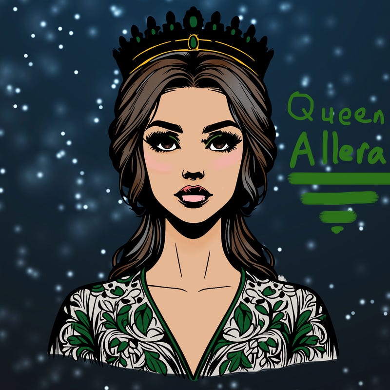 realistic beautiful queen